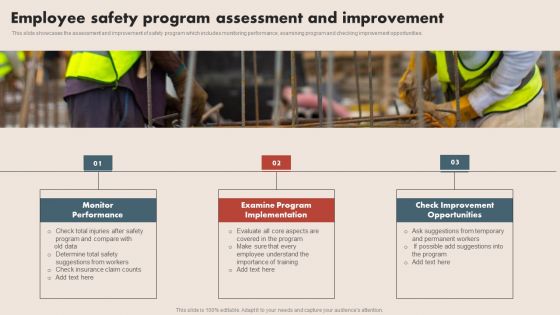 Deploying Safe Operating Procedures In The Organization Employee Safety Program Assessment Improvement Template PDF