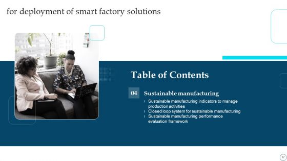 Deployment Of Smart Factory Solutions Ppt PowerPoint Presentation Complete With Slides
