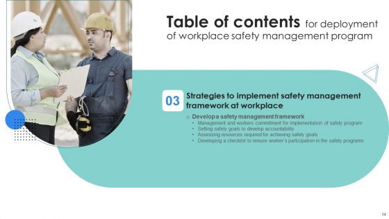 Deployment Of Workplace Safety Management Program Ppt PowerPoint Presentation Complete Deck With Slides