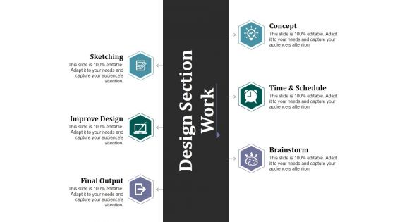Design Section Work Ppt PowerPoint Presentation Show Background Image