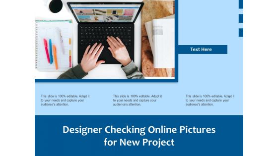 Designer Checking Online Pictures For New Project Ppt PowerPoint Presentation Pictures Good PDF