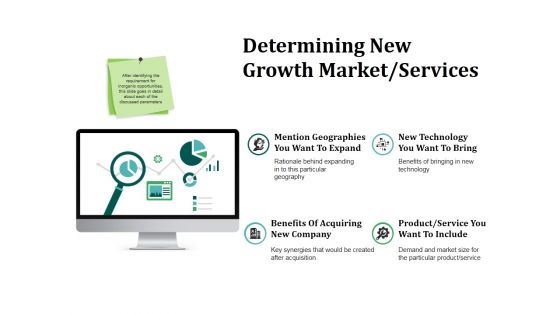 Determining New Growth Market Services Ppt PowerPoint Presentation Designs