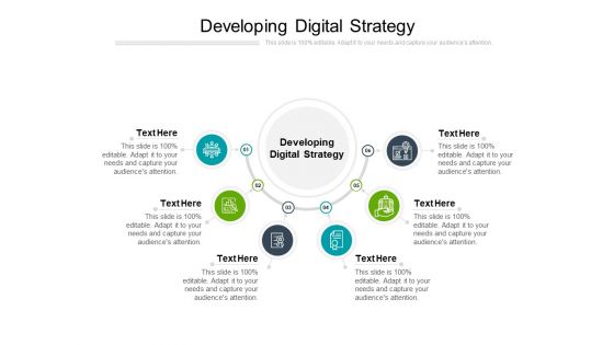 Developing A Digital Strategy Ppt PowerPoint Presentation Summary Mockup Cpb