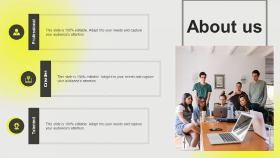 Developing A Successful Business Communication Plan About Us Demonstration PDF