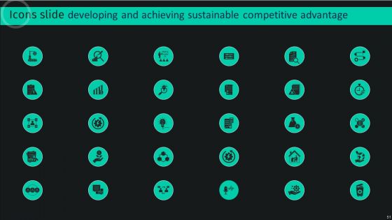 Developing And Achieving Sustainable Competitive Advantage Ppt PowerPoint Presentation Complete Deck With Slides