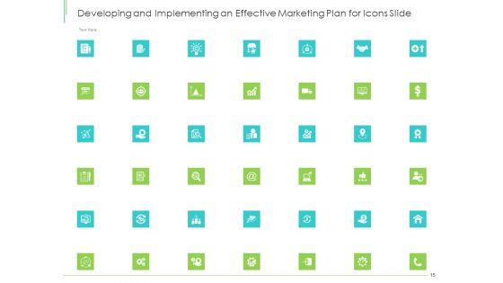 Developing And Implementing An Effective Marketing Plan Ppt PowerPoint Presentation Complete Deck With Slides