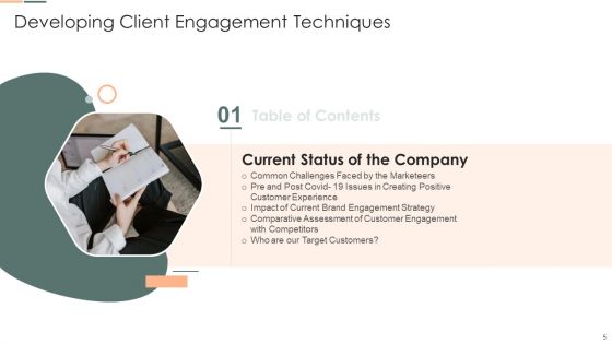 Developing Client Engagement Techniques Ppt PowerPoint Presentation Complete With Slides