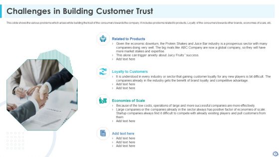 Developing Consumer Trust In A Startup Organization Ppt PowerPoint Presentation Complete With Slides