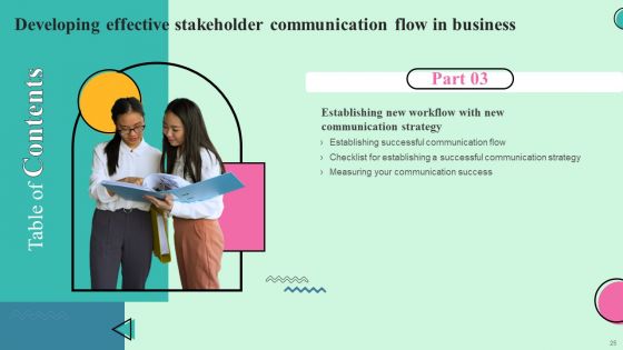 Developing Effective Stakeholder Communication Flow In Business Ppt PowerPoint Presentation Complete Deck With Slides