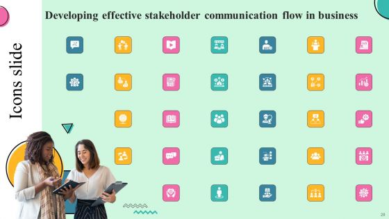 Developing Effective Stakeholder Communication Flow In Business Ppt PowerPoint Presentation Complete Deck With Slides