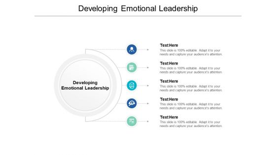 Developing Emotional Leadership Ppt PowerPoint Presentation Portfolio Maker Cpb