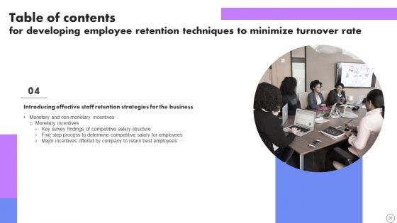 Developing Employee Retention Techniques To Minimize Turnover Rate Ppt PowerPoint Presentation Complete Deck With Slides
