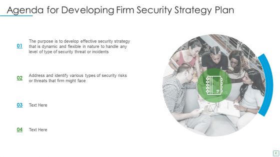 Developing Firm Security Strategy Plan Ppt PowerPoint Presentation Complete Deck With Slides