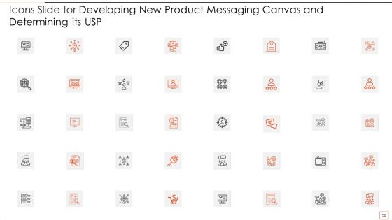 Developing New Product Messaging Canvas And Determining Its USP Ppt PowerPoint Presentation Complete Deck With Slides