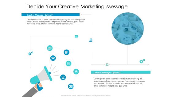 Developing New Sales And Marketing Strategic Approach Decide Your Creative Marketing Message Download