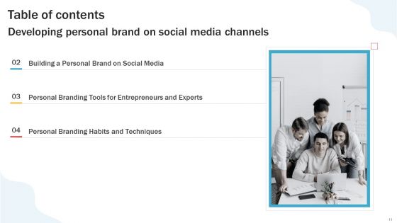 Developing Personal Brand On Social Media Channels Ppt PowerPoint Presentation Complete Deck With Slides