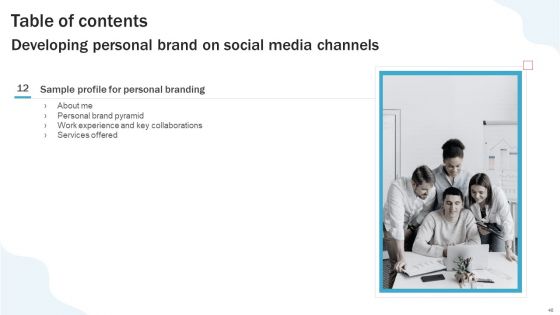 Developing Personal Brand On Social Media Channels Ppt PowerPoint Presentation Complete Deck With Slides