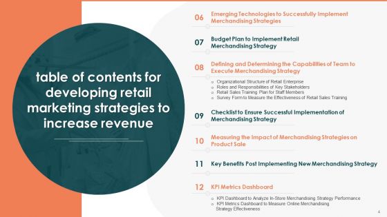 Developing Retail Marketing Strategies To Increase Revenue Ppt PowerPoint Presentation Complete Deck With Slides