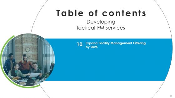 Developing Tactical FM Services Ppt PowerPoint Presentation Complete Deck With Slides