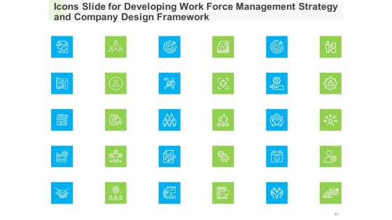 Developing Work Force Management Strategy And Company Design Framework Ppt PowerPoint Presentation Complete Deck With Slides
