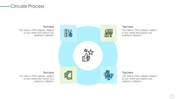 Devops Application Design Circular Process Slides PDF