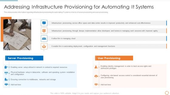 Devops Configuration Management IT Addressing Infrastructure Provisioning For Automating It Systems Ideas PDF