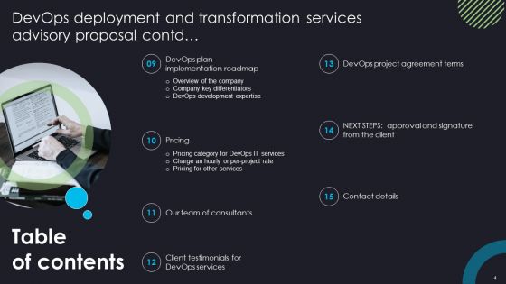 Devops Deployment And Transformation Services Advisory Proposal Ppt PowerPoint Presentation Complete Deck With Slides