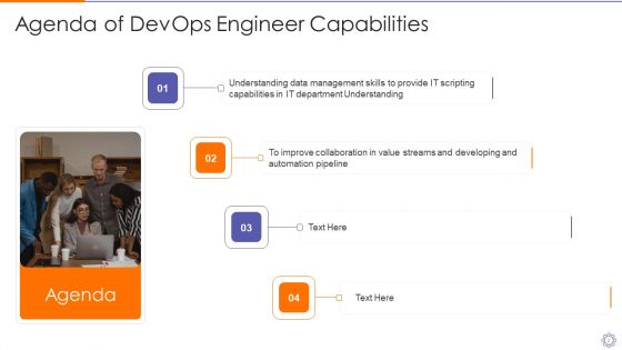 Devops Engineer Capabilities Ppt PowerPoint Presentation Complete Deck With Slides