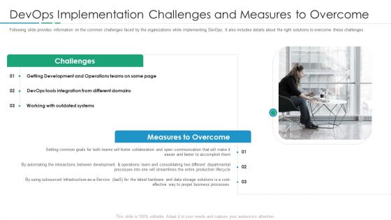 Devops Implementation Challenges And Measures To Overcome Infographics PDF