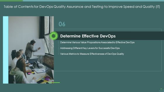 Devops Quality Assurance And Testing To Improve Speed And Quality IT Ppt PowerPoint Presentation Complete Deck With Slides