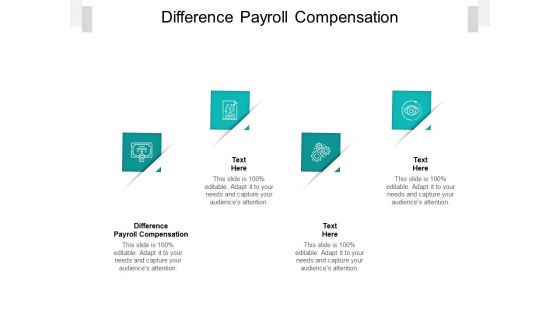 Difference Payroll Compensation Ppt PowerPoint Presentation Model Example Introduction Cpb Pdf Difference Payroll Compensation Ppt PowerPoint Presentation Model Example Introduction Cpb Pdf