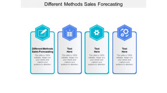 Different Methods Sales Forecasting Ppt PowerPoint Presentation Professional Designs Download Cpb