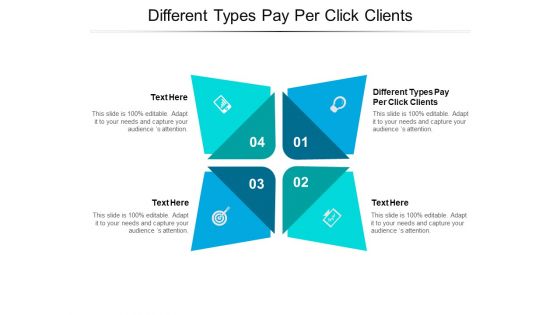 Different Types Pay Per Click Clients Ppt PowerPoint Presentation Gallery Elements Cpb Pdf