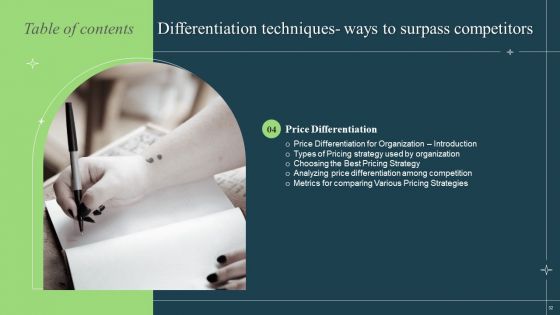 Differentiation Techniques Ways To Surpass Competitors Ppt PowerPoint Presentation Complete With Slides