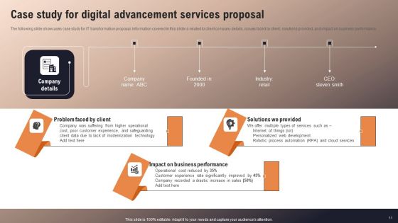 Digital Advancement Services Proposal Ppt PowerPoint Presentation Complete Deck With Slides