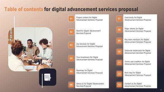 Digital Advancement Services Proposal Ppt PowerPoint Presentation Complete Deck With Slides