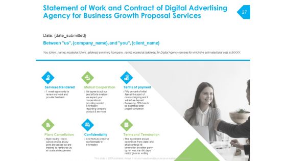 Digital Advertising Agency For Business Growth Proposal Ppt PowerPoint Presentation Complete Deck With Slides