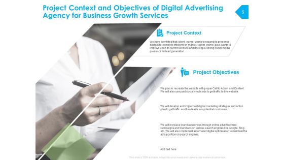 Digital Advertising Agency For Business Growth Proposal Ppt PowerPoint Presentation Complete Deck With Slides