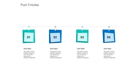 Digital Agency Pitch Presentation Post It Notes Template PDF