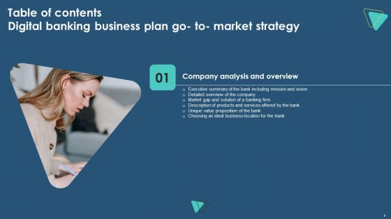 Digital Banking Business Plan Go To Market Strategy