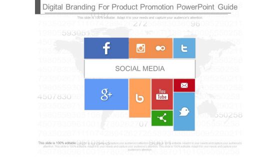 Digital Branding For Product Promotion Powerpoint Guide