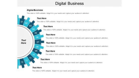 Digital Business Ppt PowerPoint Presentation Outline Display Cpb