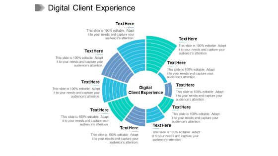 Digital Client Experience Ppt PowerPoint Presentation Model Slides Cpb Pdf