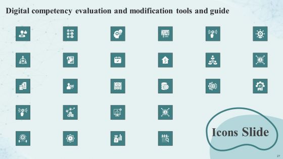Digital Competency Evaluation And Modification Tools And Guide Ppt PowerPoint Presentation Complete Deck With Slides
