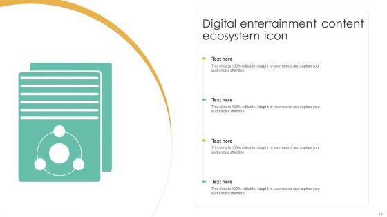 Digital Content Ecosystem Ppt PowerPoint Presentation Complete Deck With Slides