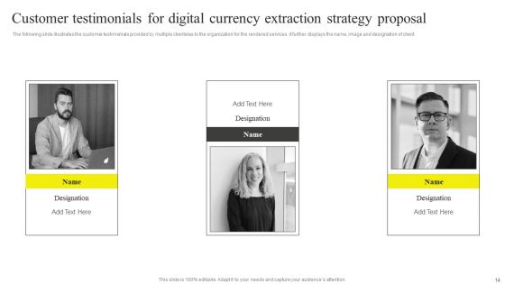 Digital Currency Extraction Strategy Proposal Ppt PowerPoint Presentation Complete Deck With Slides