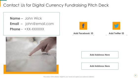 Digital Currency Fundraising Pitch Deck Ppt PowerPoint Presentation Complete Deck With Slides