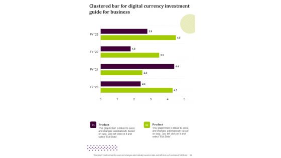 Digital Currency Investment Guide For Business Template