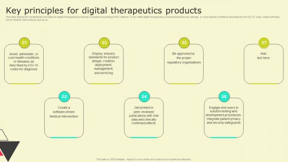 Digital Health Interventions Key Principles For Digital Therapeutics Products Template PDF Digital Health Interventions Key Principles For Digital Therapeutics Products Template PDF