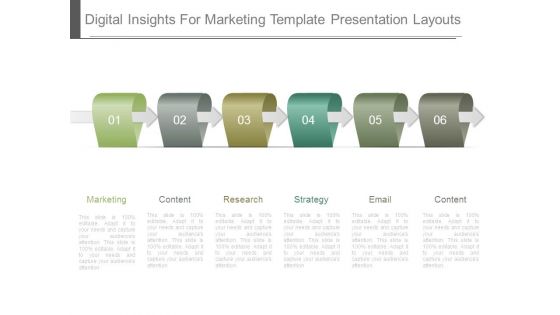 Digital Insights For Marketing Template Presentation Layouts Digital Insights For Marketing Template Presentation Layouts
